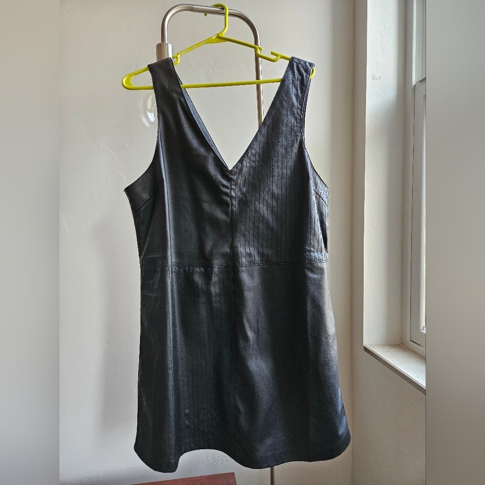 Desigual Faux Leather Mini Dress